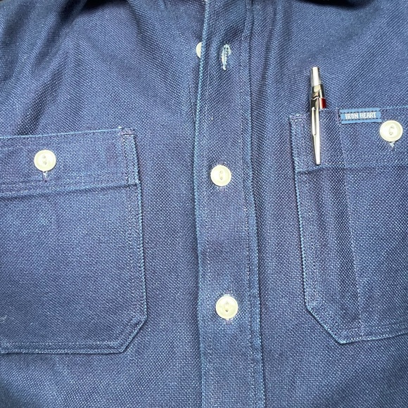 Iron Heart Work 13oz workshirt (rare) 221 double cloth - Picture 4 of 12